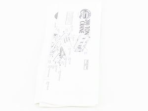 HO Scale Athearn 7530 CR Conrail 200-Ton Crane/Tender