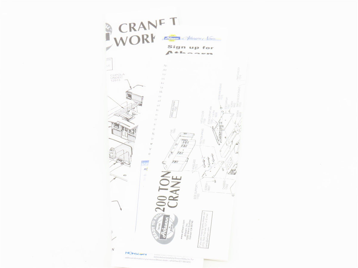 HO Scale Athearn 75390 UP Union Pacific 200-Ton Crane/Tender