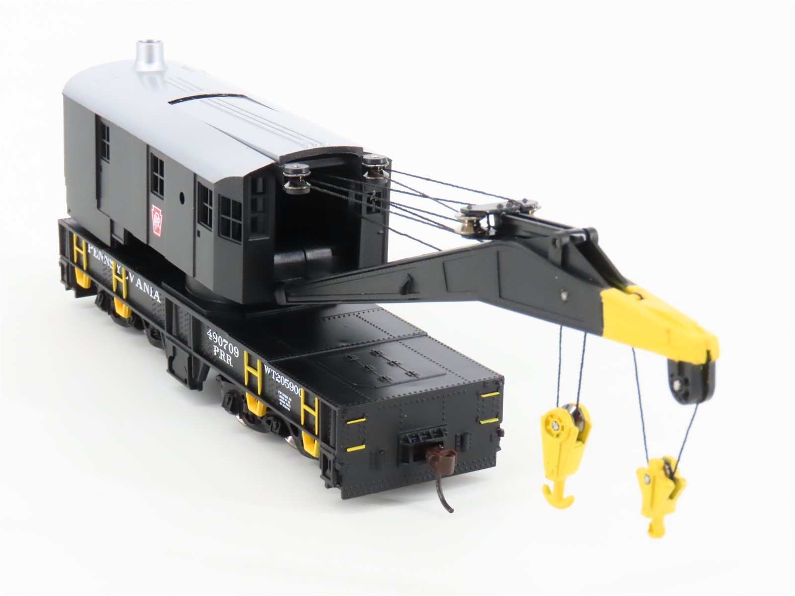 HO Scale Athearn 75389 PRR Pennsylvania 200-Ton Crane/Tender