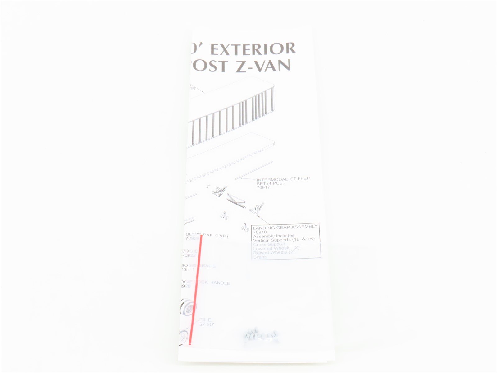 HO Scale Athearn 70950 PRR Pennsylvania 40' Exterior-Post Trailers (2)