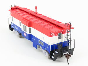 HO Scale Athearn 74677 EL Erie Lackawanna Bicentennial Bay Window Caboose #C354