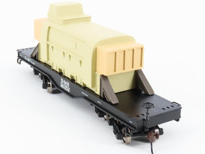 HO Scale Athearn 92244 D&H Delaware & Hudson Heavy Duty Flat Car #16152 w/ Load