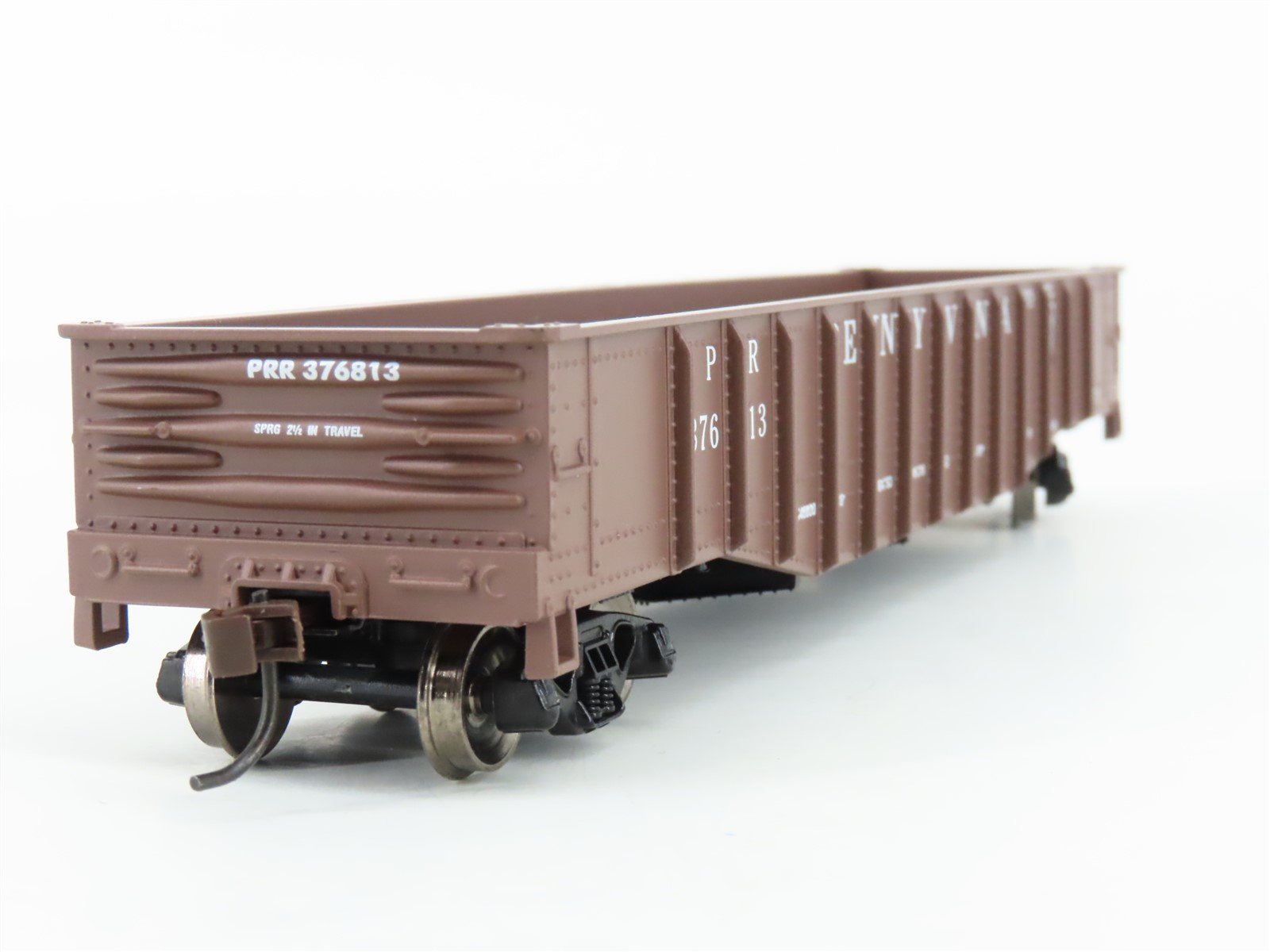 HO Scale Athearn 91447 PRR Pennsylvania 50' Gondola #376813 w/ Coil Load