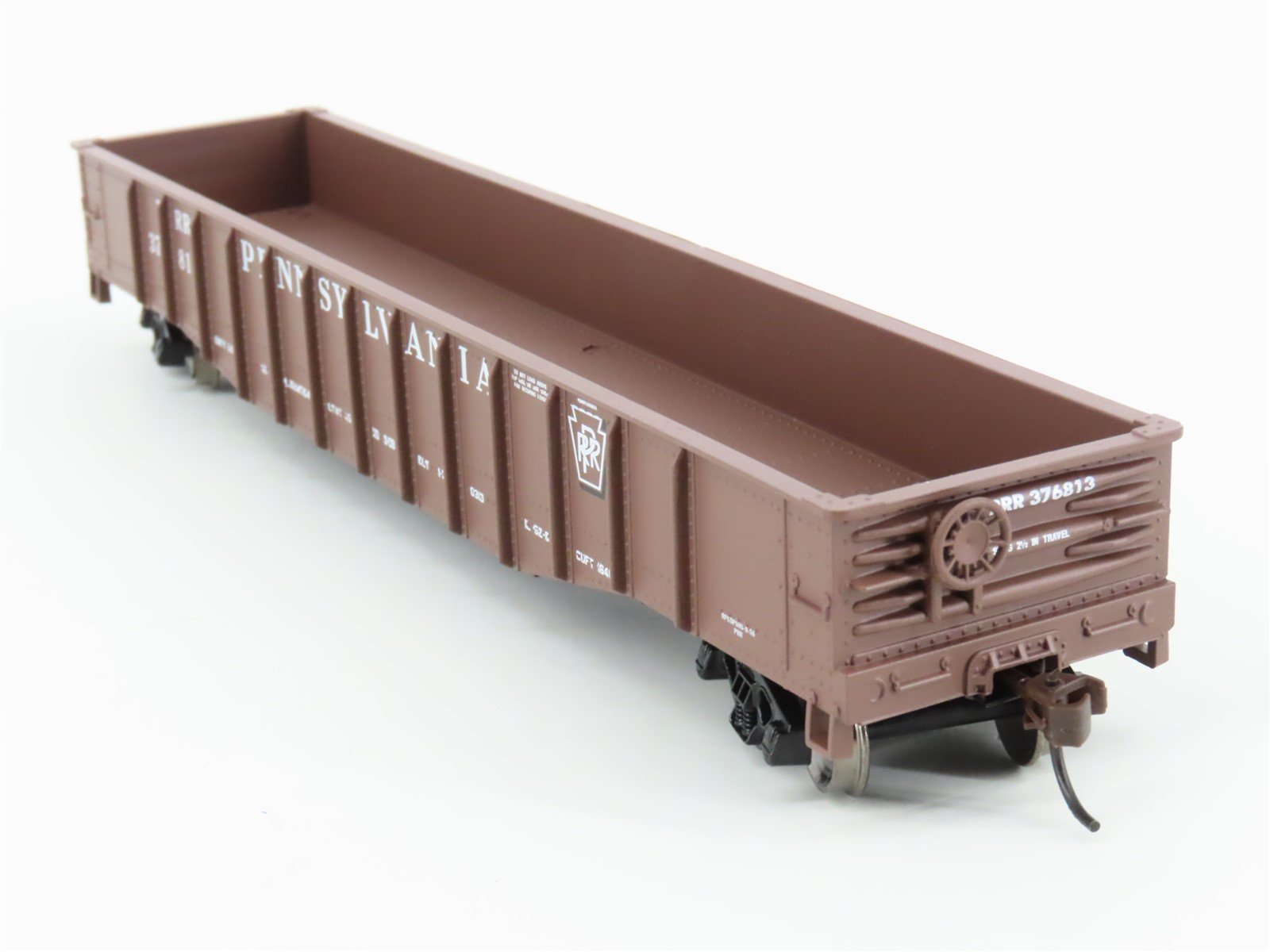 HO Scale Athearn 91447 PRR Pennsylvania 50' Gondola #376813 w/ Coil Load