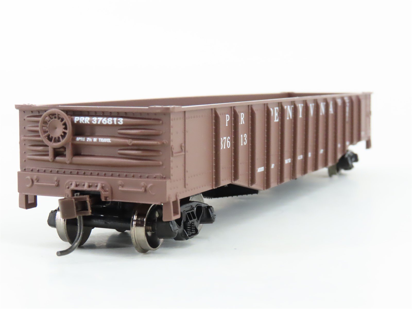 HO Scale Athearn 91447 PRR Pennsylvania 50' Gondola #376813 w/ Coil Load
