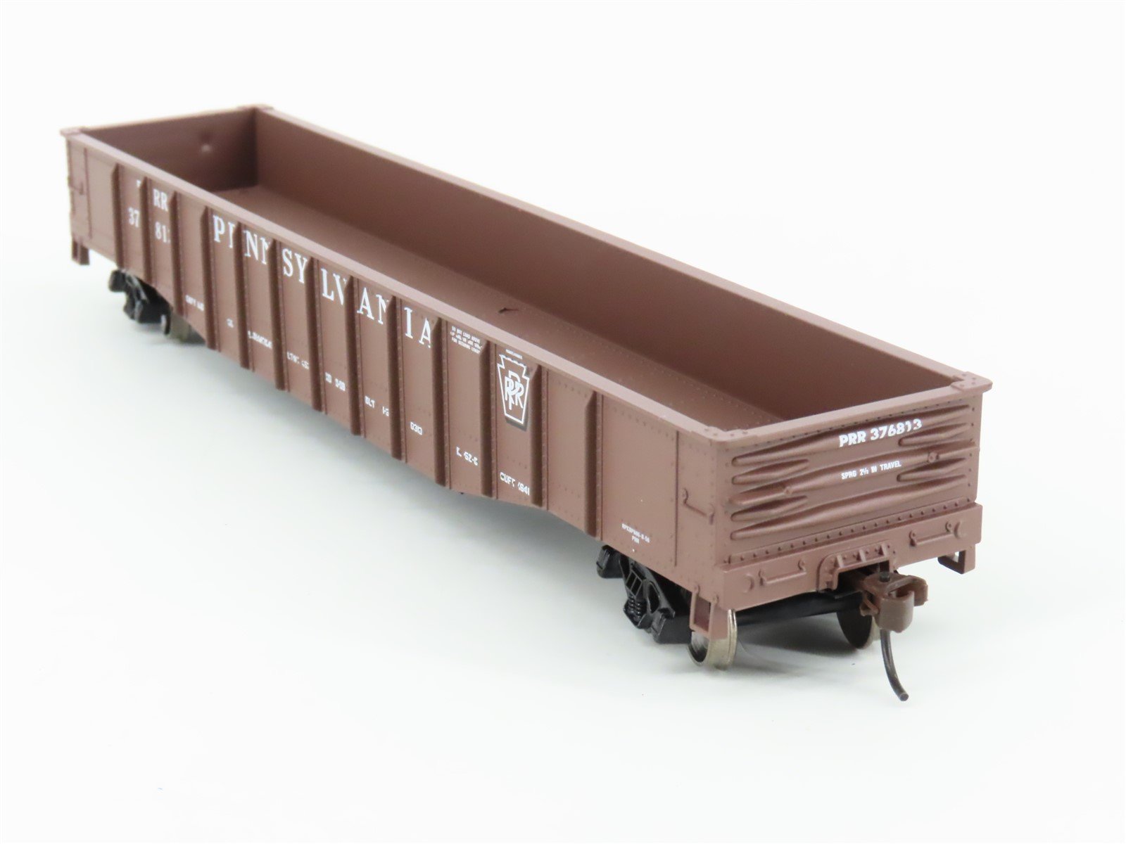 HO Scale Athearn 91447 PRR Pennsylvania 50' Gondola #376813 w/ Coil Load