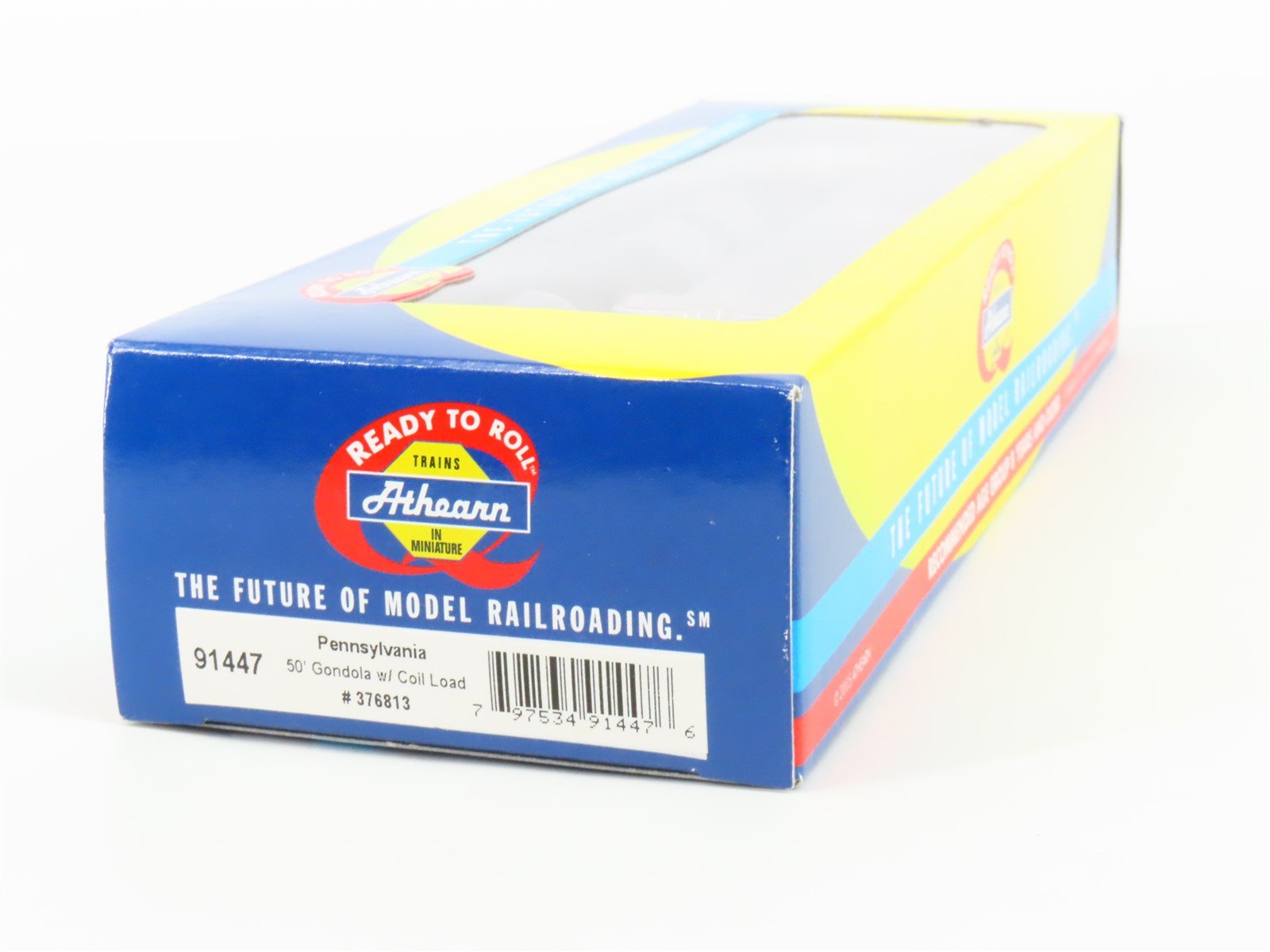 HO Scale Athearn 91447 PRR Pennsylvania 50' Gondola #376813 w/ Coil Load