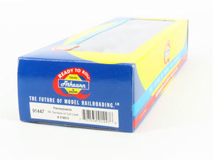 HO Scale Athearn 91447 PRR Pennsylvania 50' Gondola #376813 w/ Coil Load
