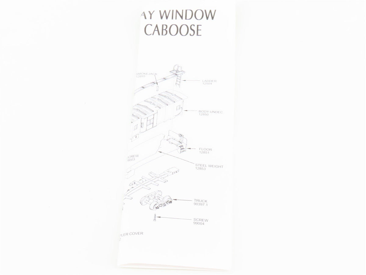 HO Scale Athearn 7454 CSX-OLS Operation Lifesaver Bay Window Caboose #904079