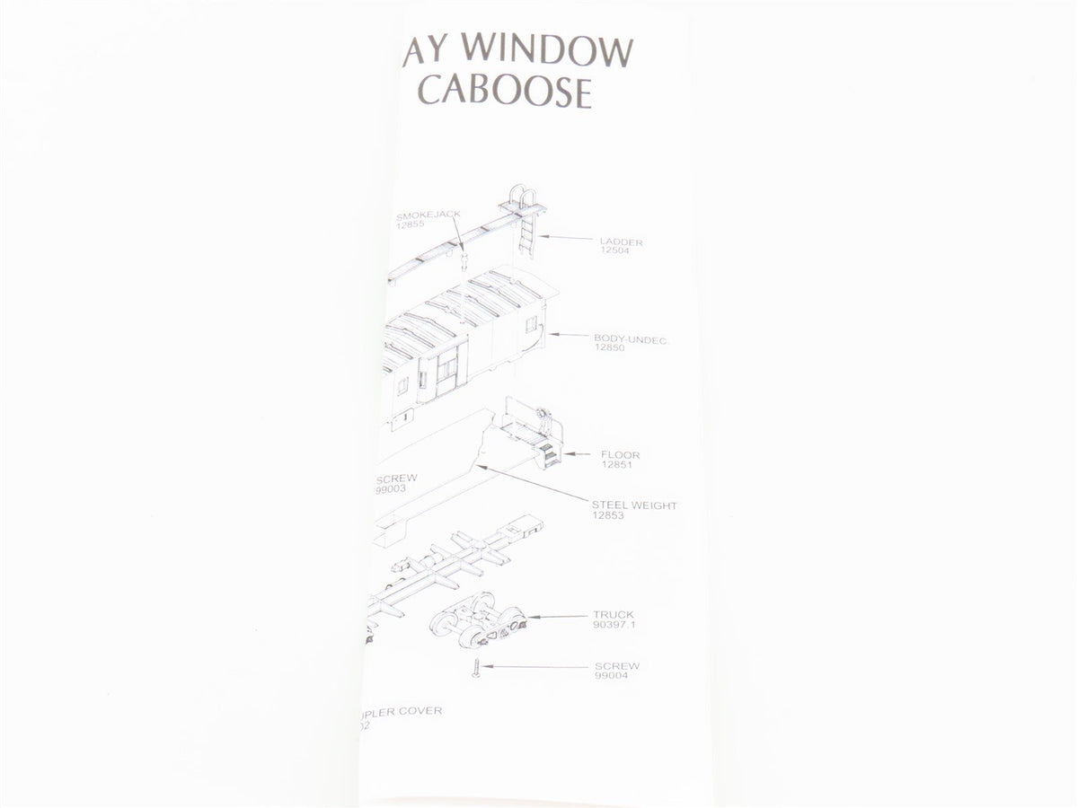 HO Athearn 7453 CSXT CSX-ORB Operation Lifesaver Bay Window Caboose #903880