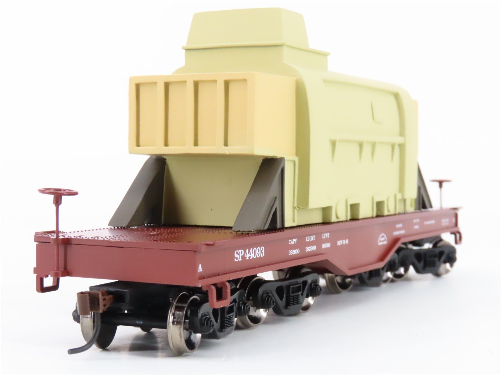 HO Scale Athearn 92150 SP Southern Pacific Heavy Duty Flat Car #44093 w/ Load