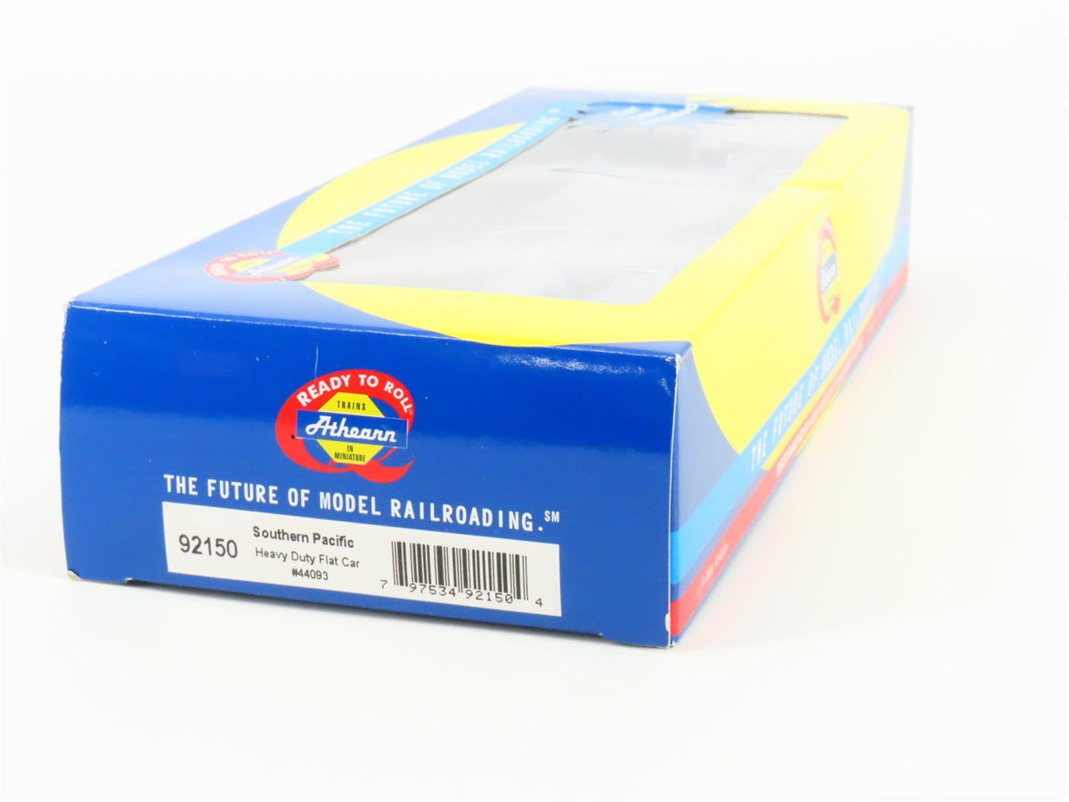 HO Scale Athearn 92150 SP Southern Pacific Heavy Duty Flat Car #44093 w/ Load