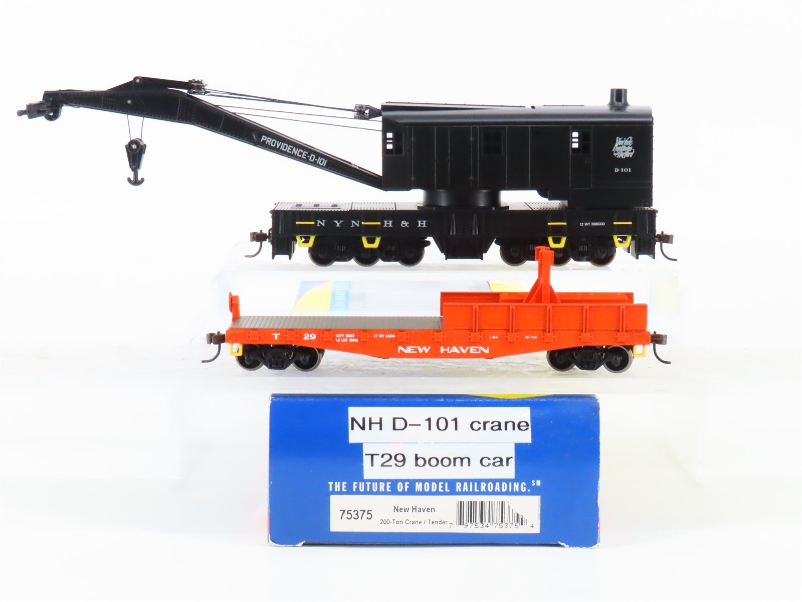 HO Scale Athearn 75375 NH New Haven 200-Ton Crane/Tender