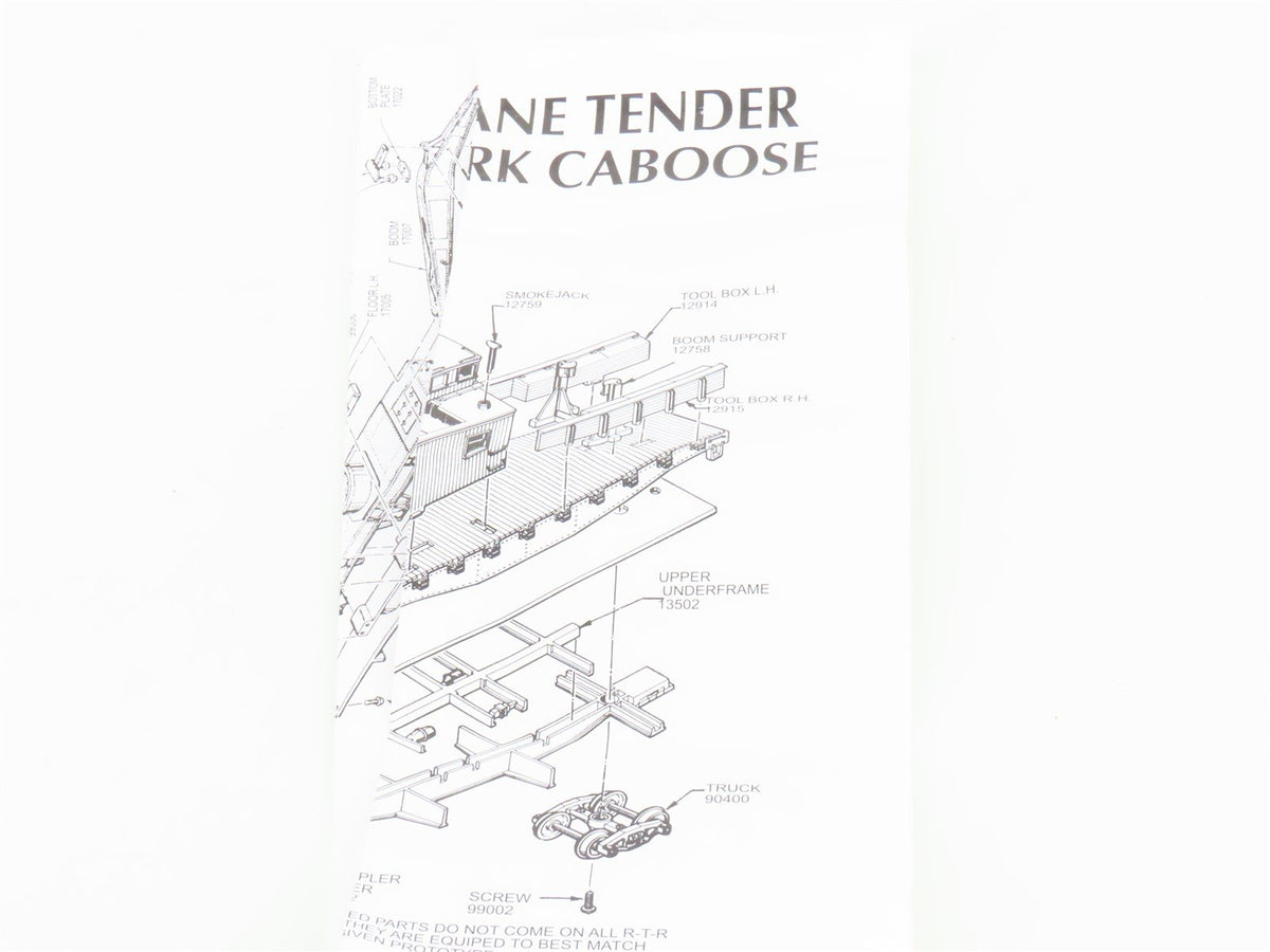 HO Scale Athearn 75375 NH New Haven 200-Ton Crane/Tender