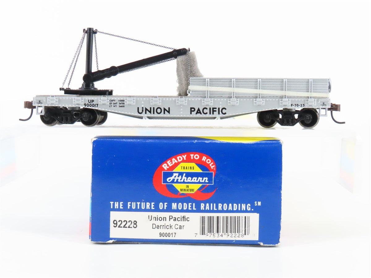 HO Scale Athearn 92228 UP Union Pacific Derrick Car #900017