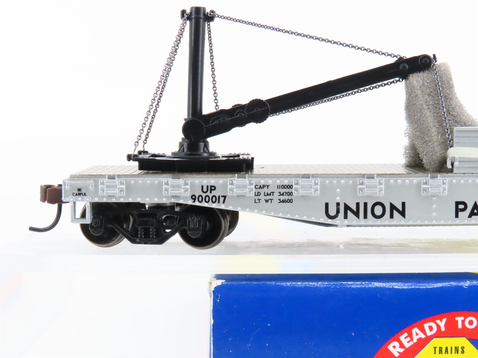 HO Scale Athearn 92228 UP Union Pacific Derrick Car #900017