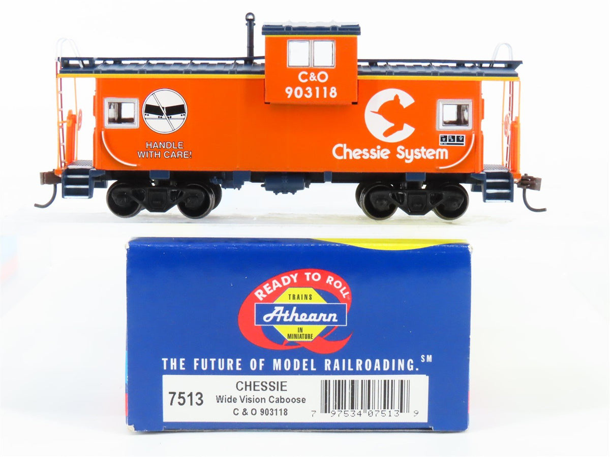 HO Scale Athearn 7513 C&amp;O Chessie System Wide Vision Caboose #903118