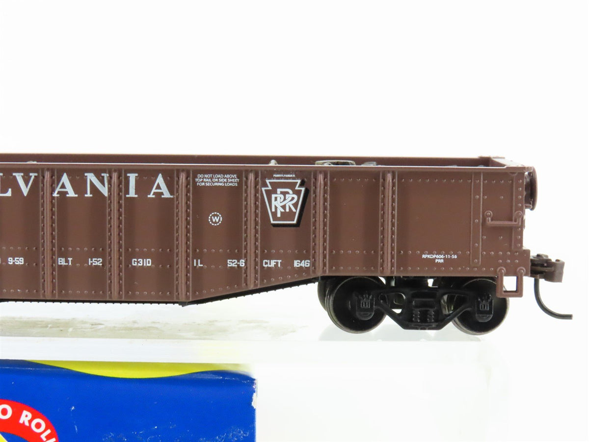 HO Athearn 91432 PRR Pennsylvania/WAB Wabash 50&#39; Gondola #376611 w/ Scrap Load