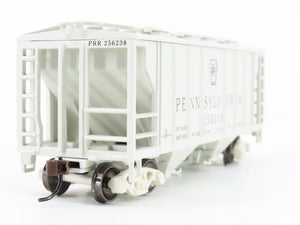HO Scale Athearn 94366 PRR Pennsylvania 2-Bay Covered Hopper #256238