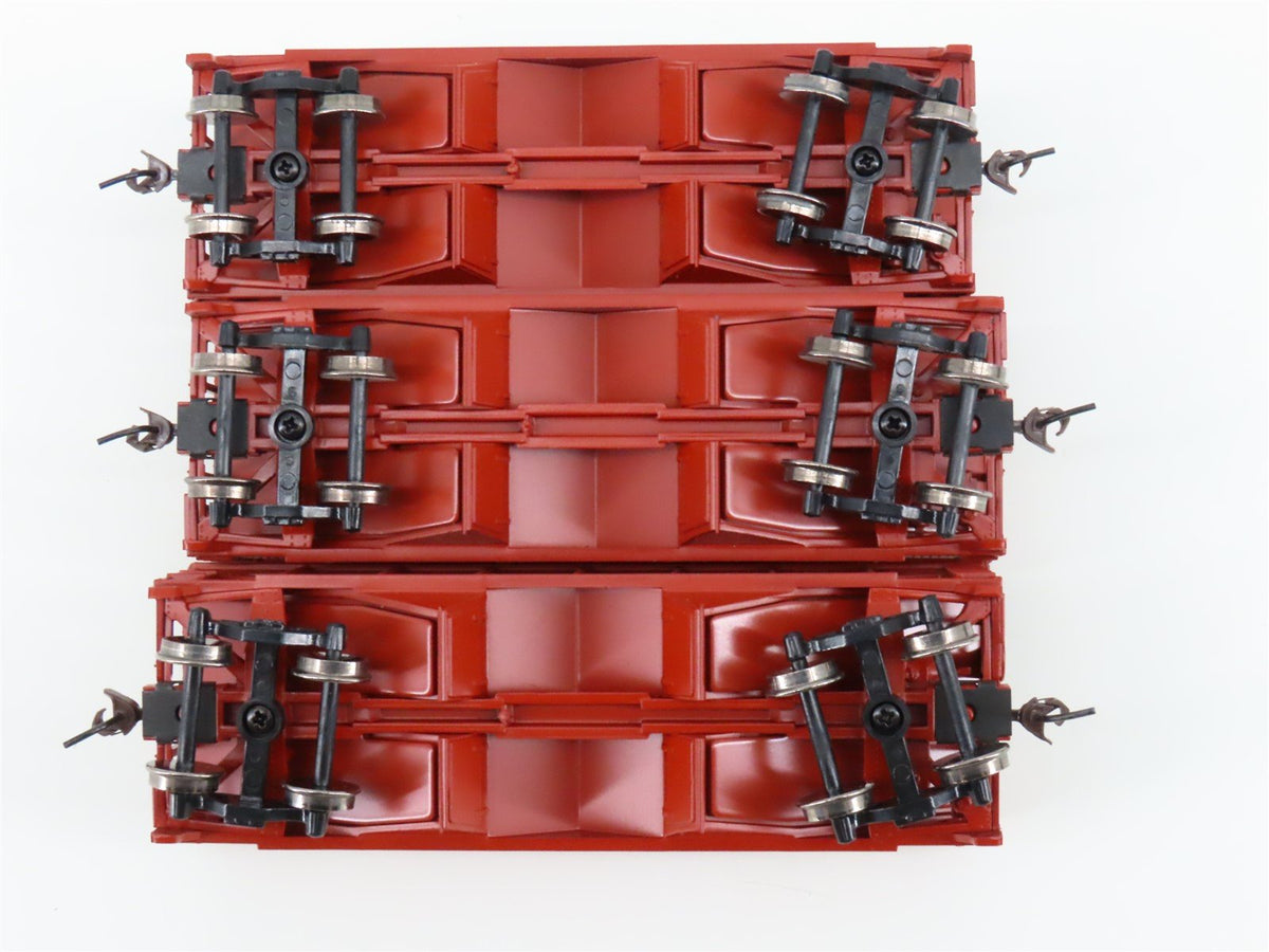 HO Scale Athearn 70816 PRR Pennsylvania 34&#39; 2-Bay Hopper w/ Load (6-Pack)