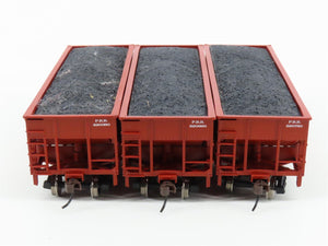 HO Scale Athearn 70816 PRR Pennsylvania 34' 2-Bay Hopper w/ Load (6-Pack)