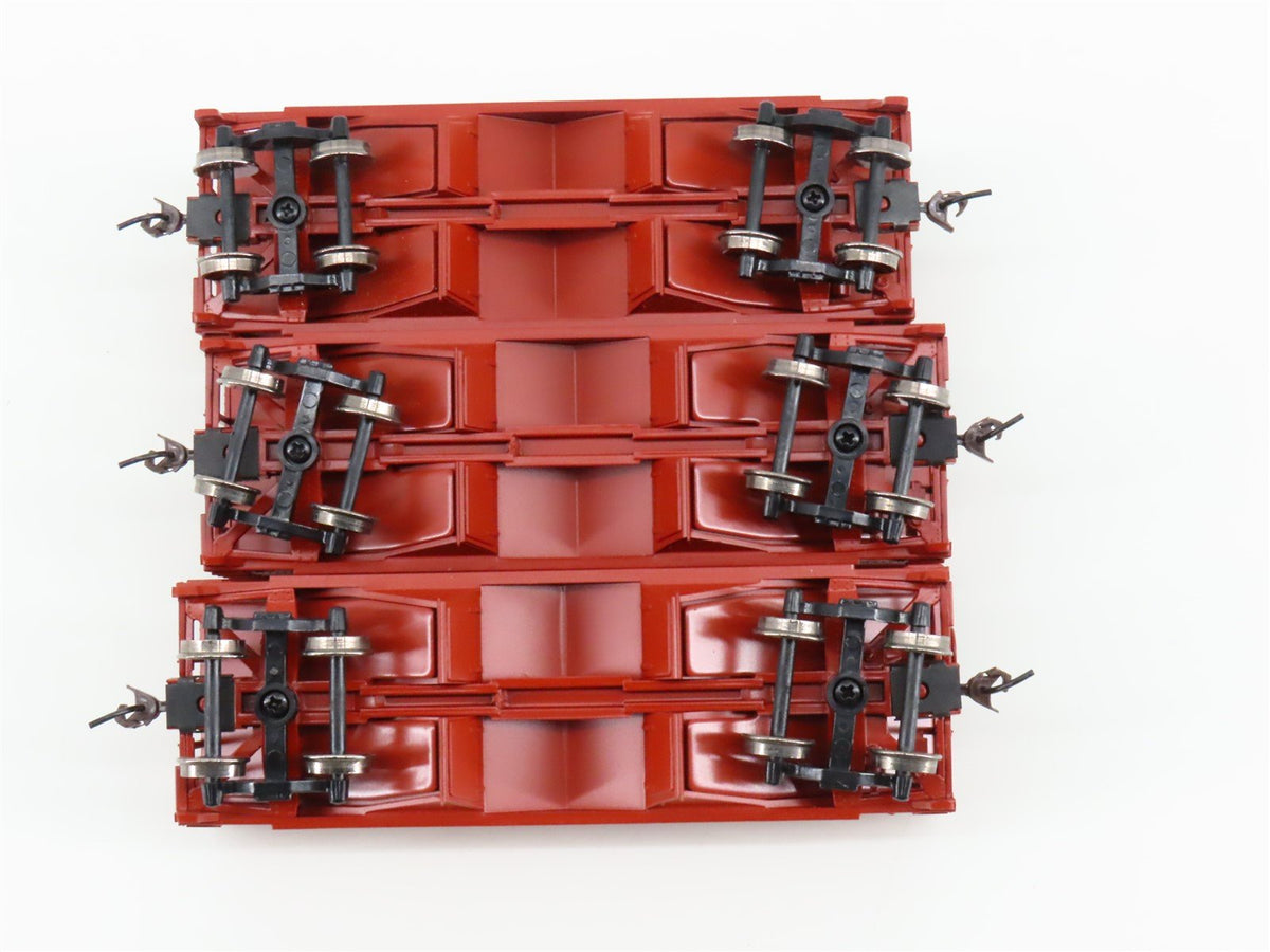 HO Scale Athearn 70816 PRR Pennsylvania 34&#39; 2-Bay Hopper w/ Load (6-Pack)