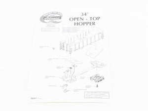 HO Scale Athearn 70816 PRR Pennsylvania 34' 2-Bay Hopper w/ Load (6-Pack)