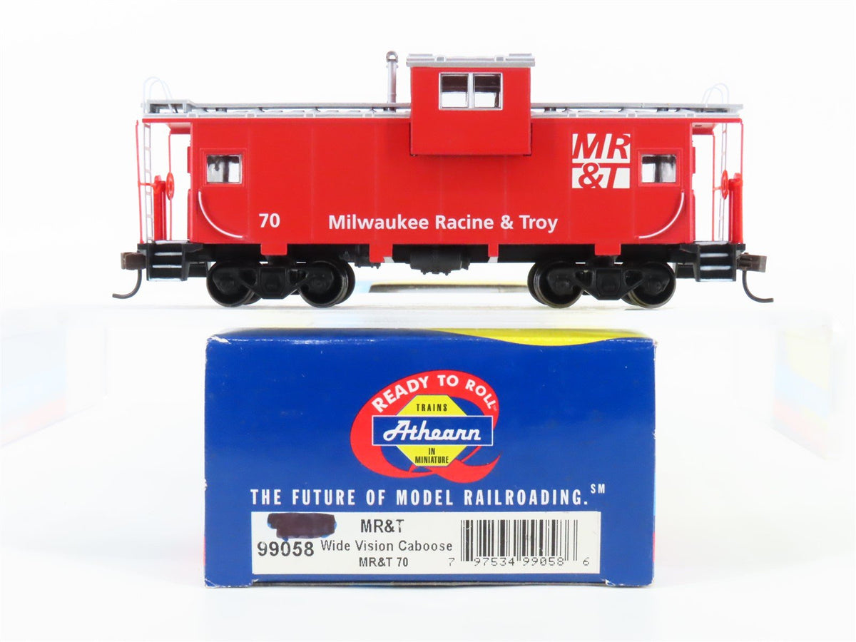 HO Scale Athearn 99058 MR&amp;T Milwaukee Racine &amp; Troy Wide Vision Caboose #70