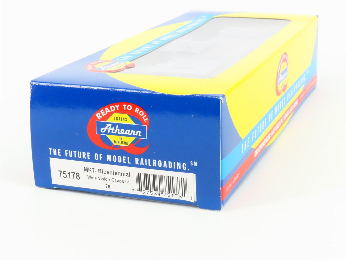 HO Scale Athearn 75178 MKT Bicentennial Wide Vision Caboose 1776-1976