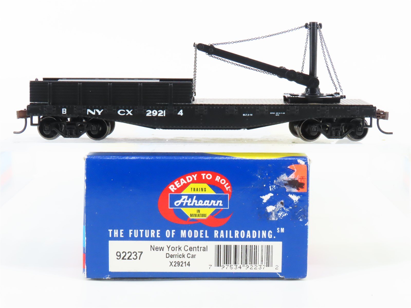 HO Scale Athearn 92237 NYC New York Central Derrick Car #X29214