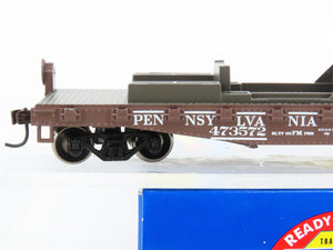 HO Scale Athearn 96309 PRR Pennsylvania 40' Flat Car #473572 w/ Airplane Load
