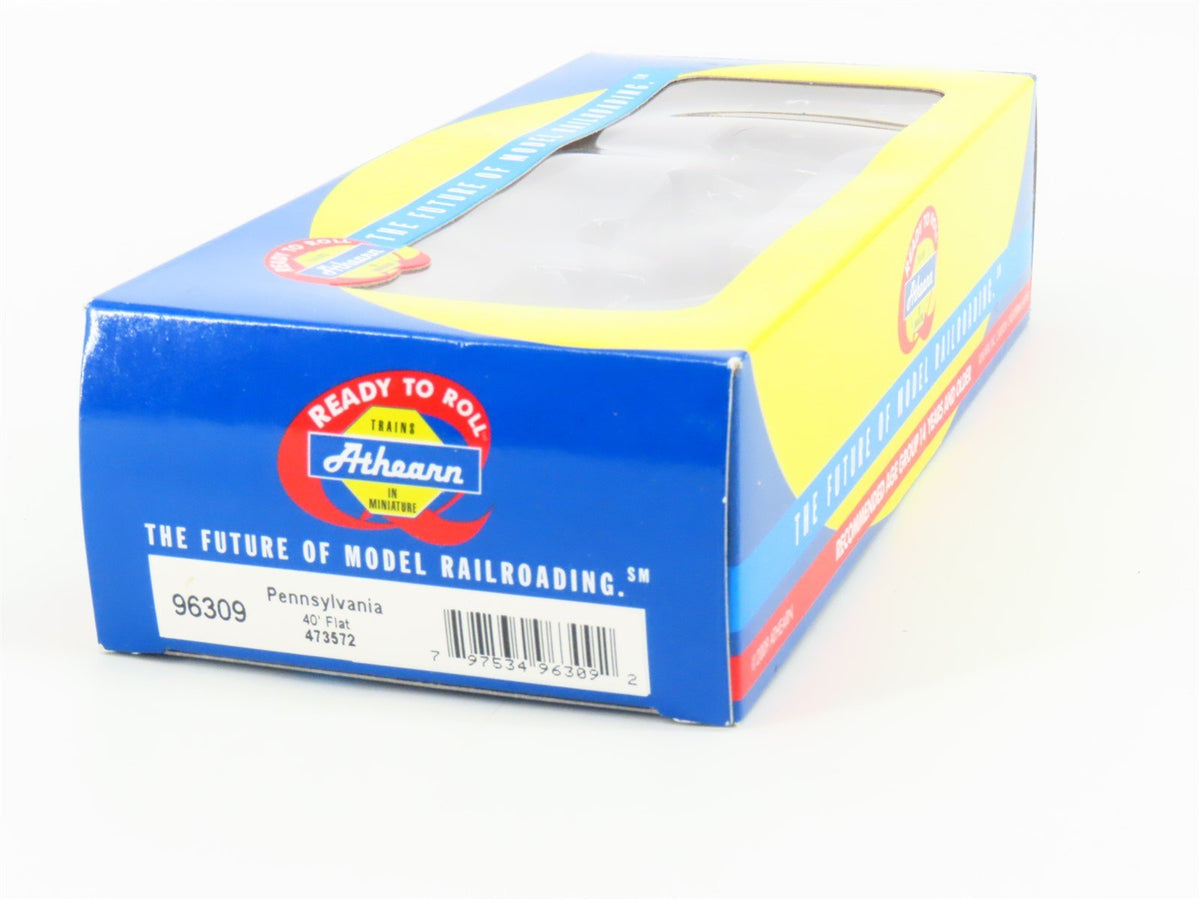 HO Scale Athearn 96309 PRR Pennsylvania 40&#39; Flat Car #473572 w/ Airplane Load