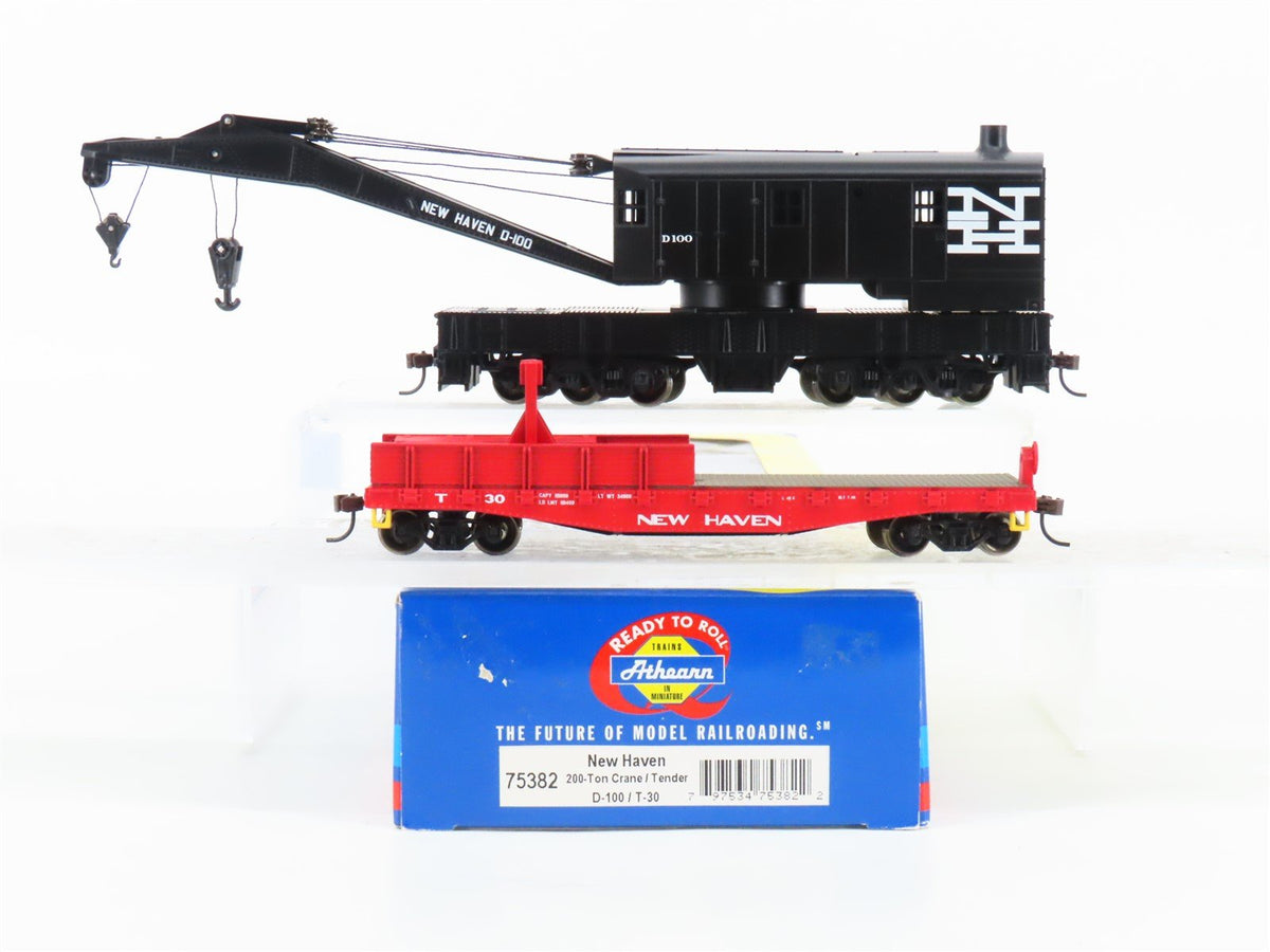 HO Scale Athearn 75382 NH New Haven 200-Ton Crane/Tender