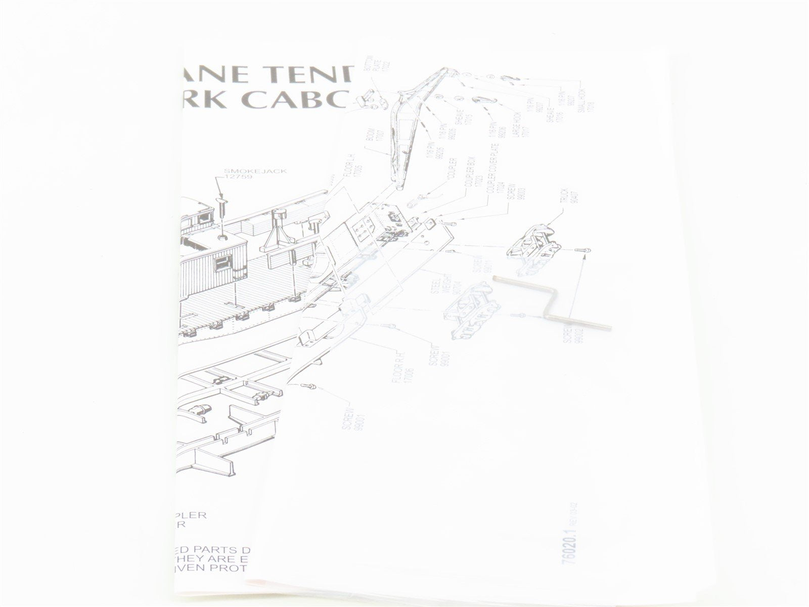 HO Scale Athearn 75382 NH New Haven 200-Ton Crane/Tender