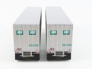 HO Athearn 70938 NYCZ PC Penn Central 40' Fruehauf Exterior-Post Z-Van (2-Pack)