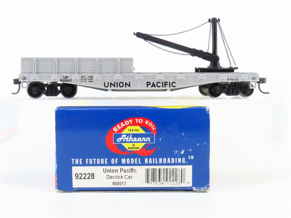 HO Scale Athearn 92228 UP Union Pacific Derrick Car #900017