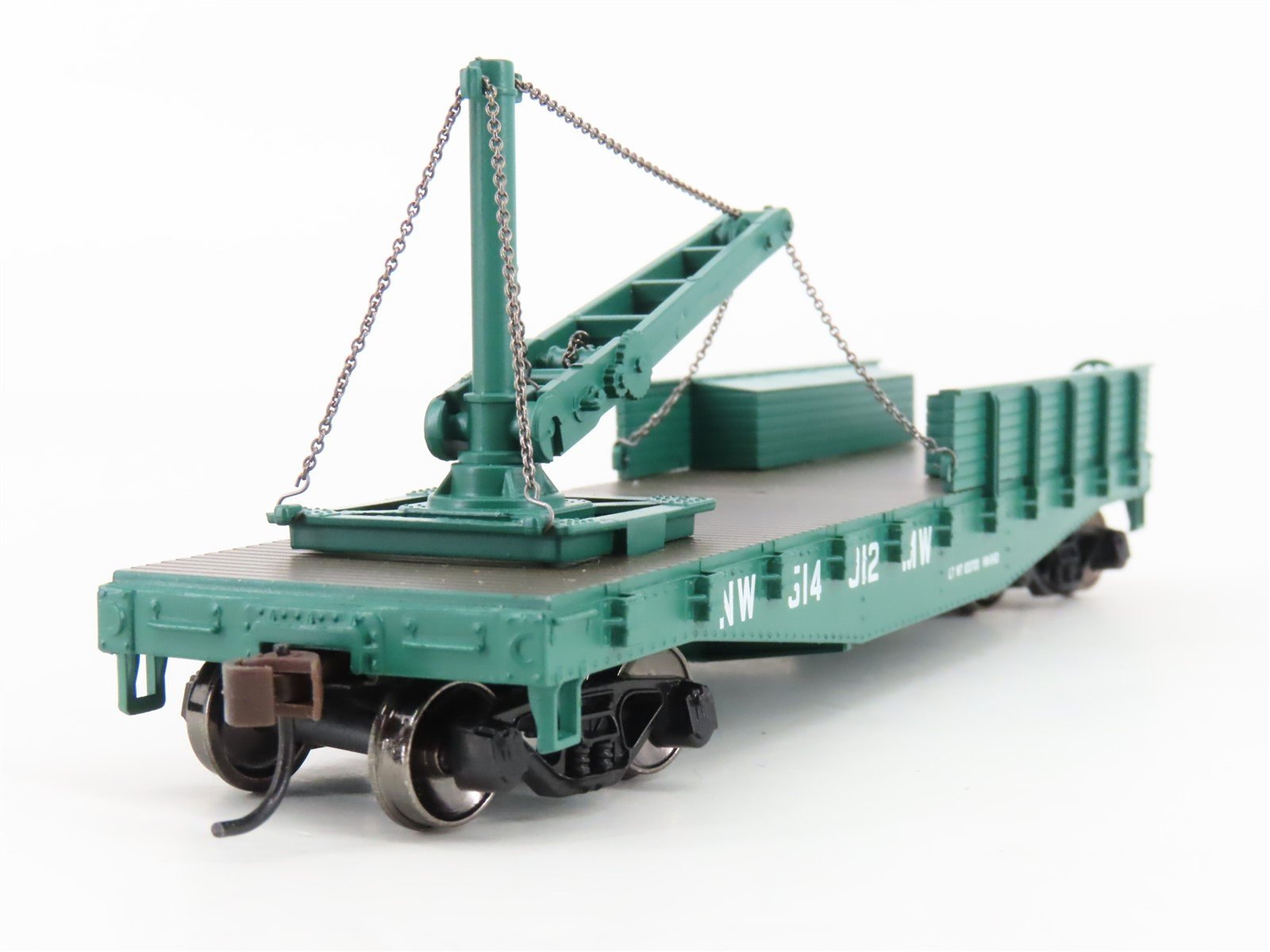 HO Scale Athearn 92229 NW Norfolk & Western Derrick Car #514012