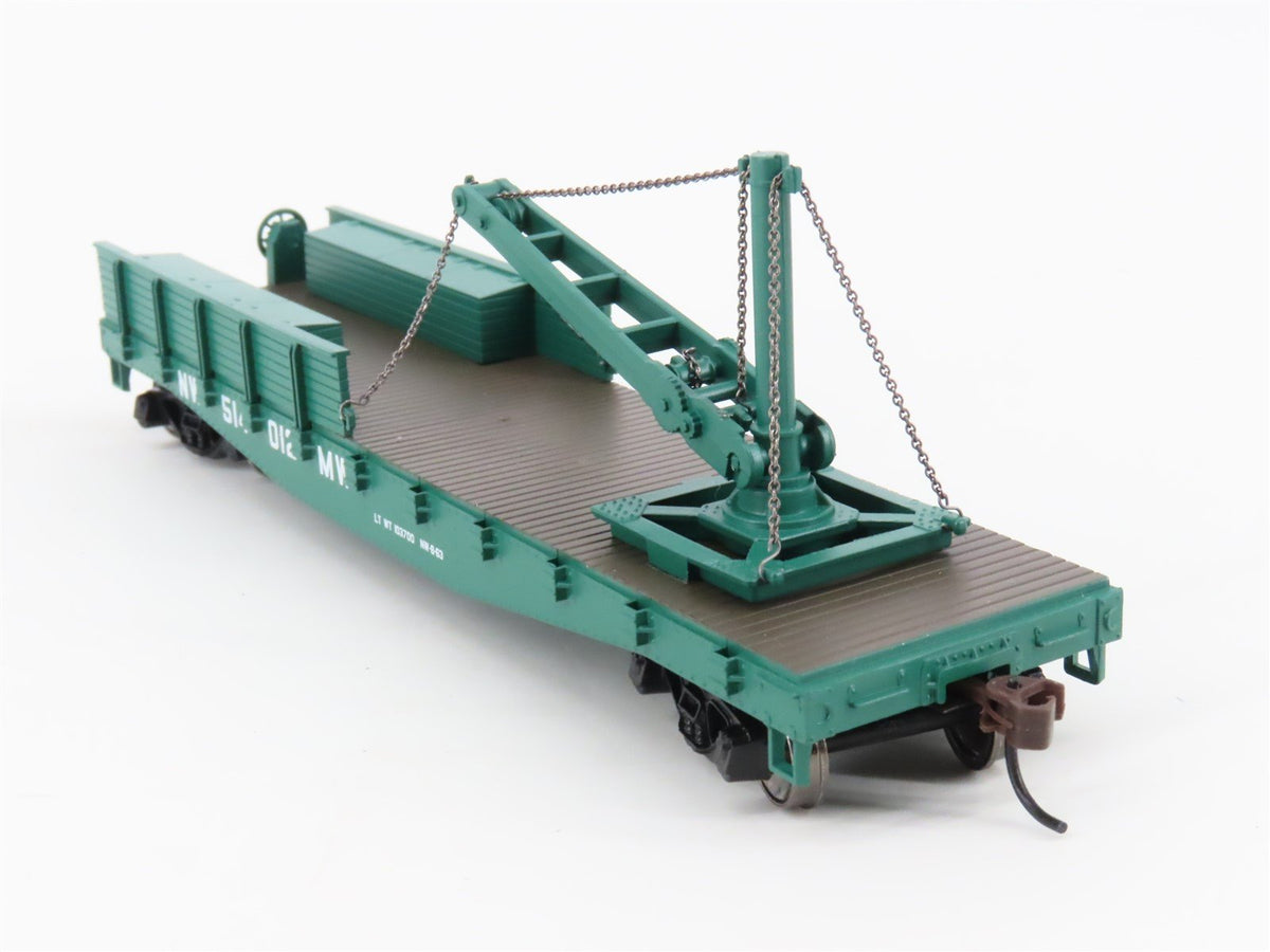 HO Scale Athearn 92229 NW Norfolk &amp; Western Derrick Car #514012