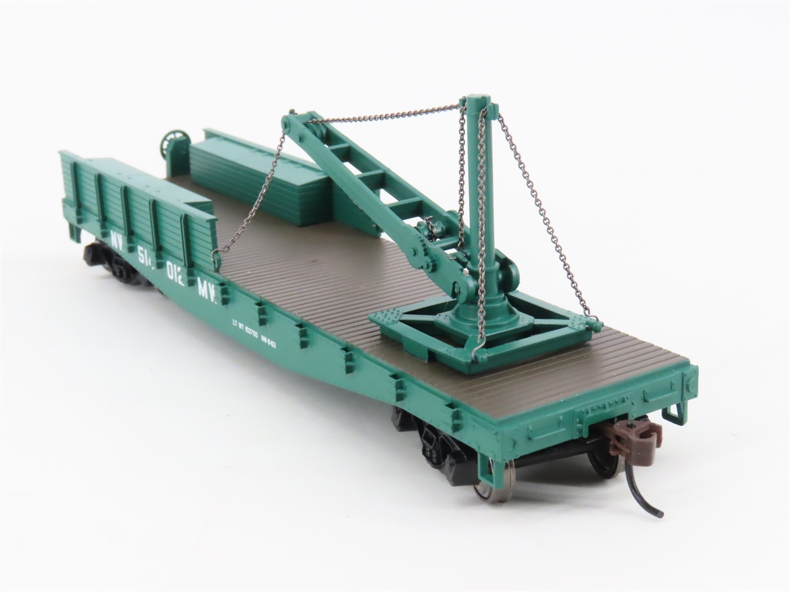 HO Scale Athearn 92229 NW Norfolk & Western Derrick Car #514012