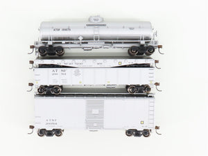 HO Scale Athearn ATH5354 ATSF Santa Fe 4-Car Work Train Set