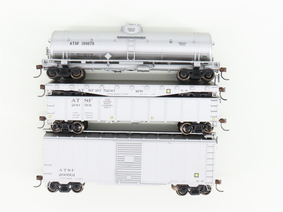 HO Scale Athearn ATH5354 ATSF Santa Fe 4-Car Work Train Set