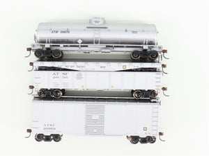 HO Scale Athearn ATH5354 ATSF Santa Fe 4-Car Work Train Set