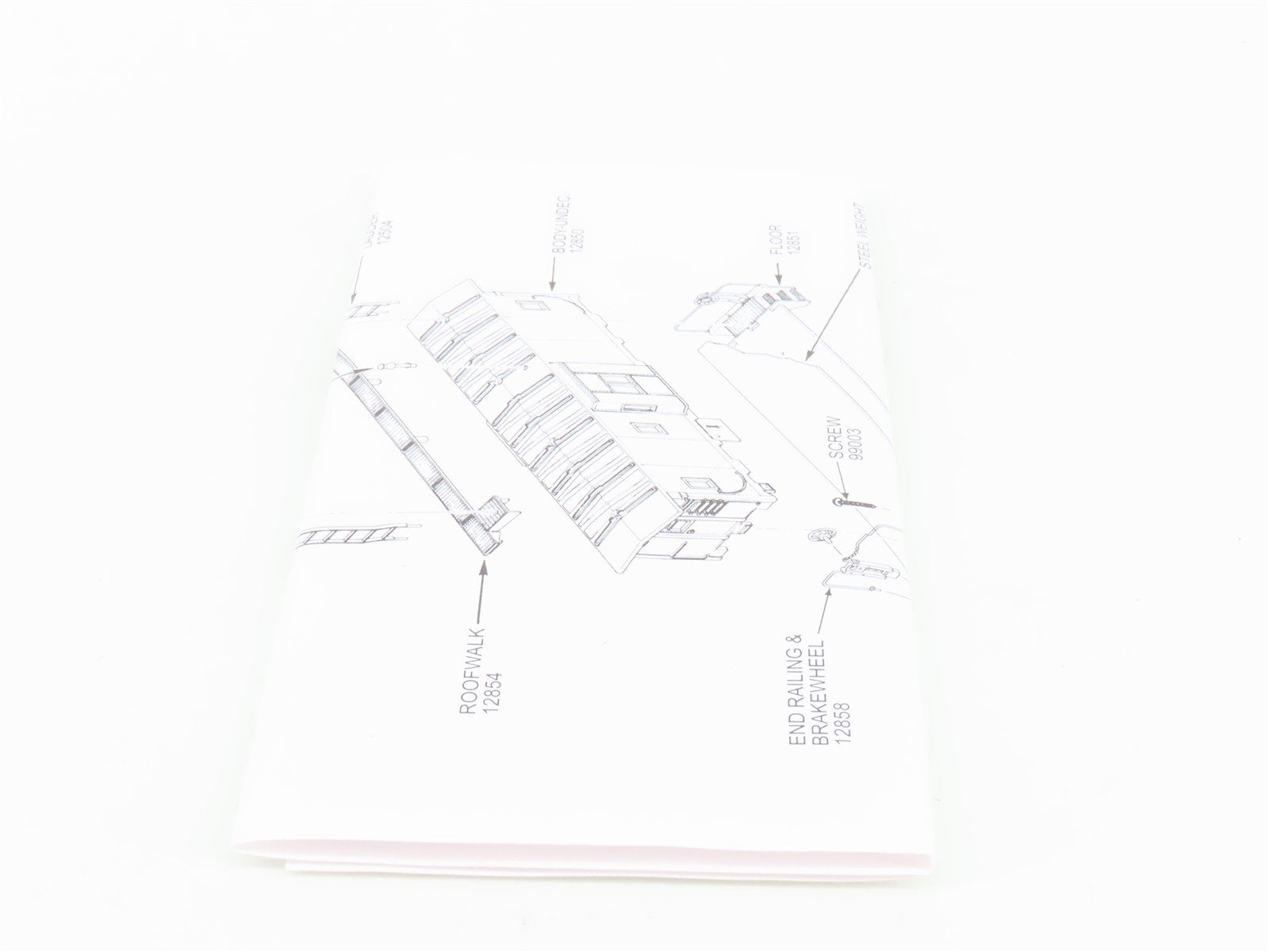 HO Athearn 74668 SP Southern Pacific Railroad Police Bay Window Caboose #4726