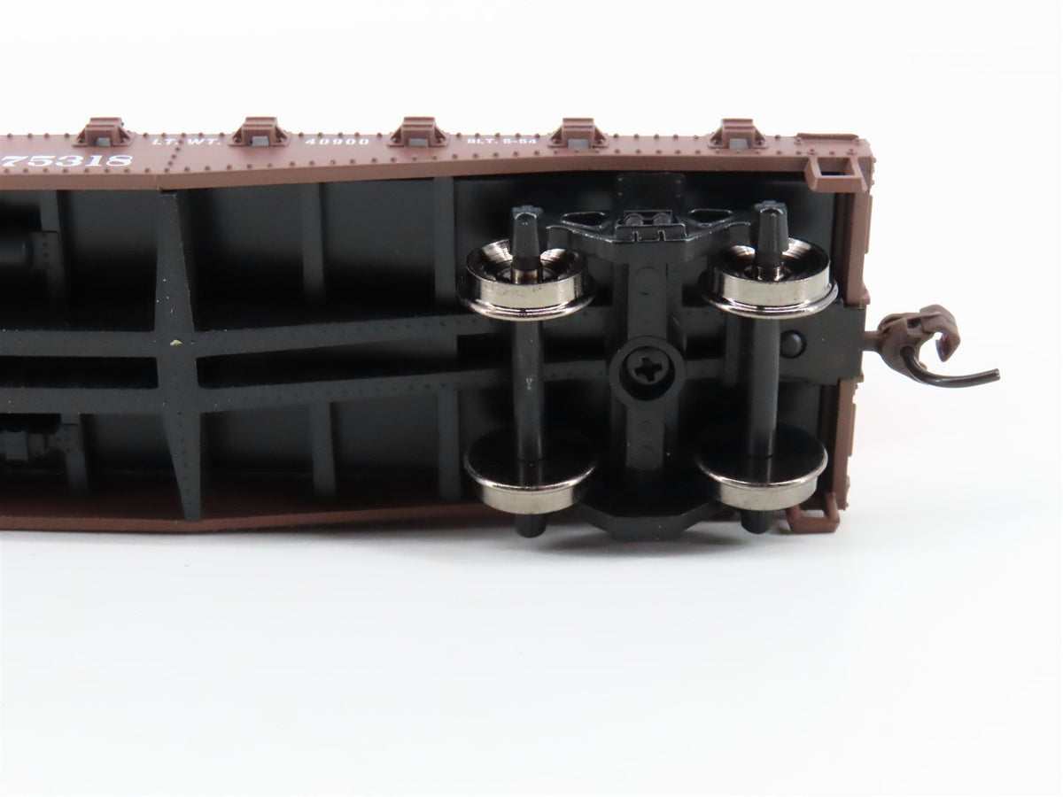 HO Scale Athearn 92353 PRR Pennsylvania 50&#39; Flat Car #475318 w/ 2 25&#39; Trailers