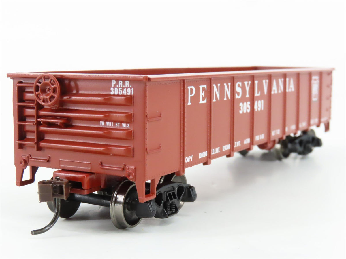 HO Scale Athearn 94320 PRR Pennsylvania Railroad 40&#39; Gondola #305491