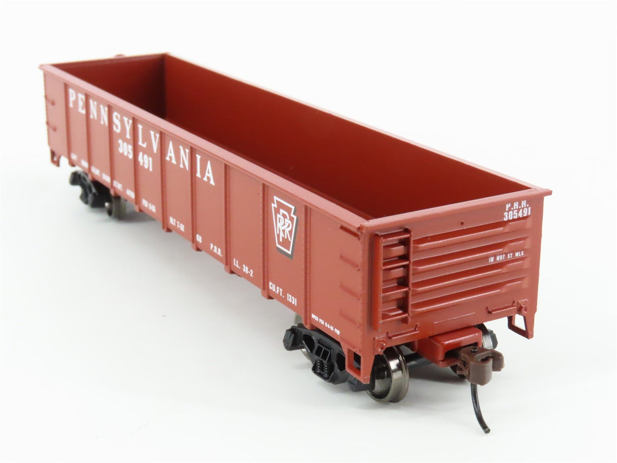 HO Scale Athearn 94320 PRR Pennsylvania Railroad 40&#39; Gondola #305491