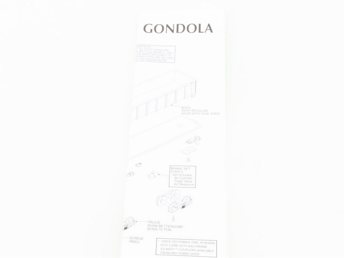 HO Scale Athearn 94320 PRR Pennsylvania Railroad 40&#39; Gondola #305491