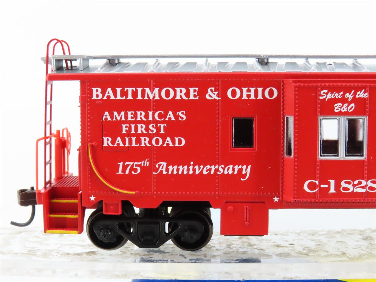 HO Scale Athearn 7461 B&amp;O Baltimore &amp; Ohio 175th Anniversary Caboose #C-1828