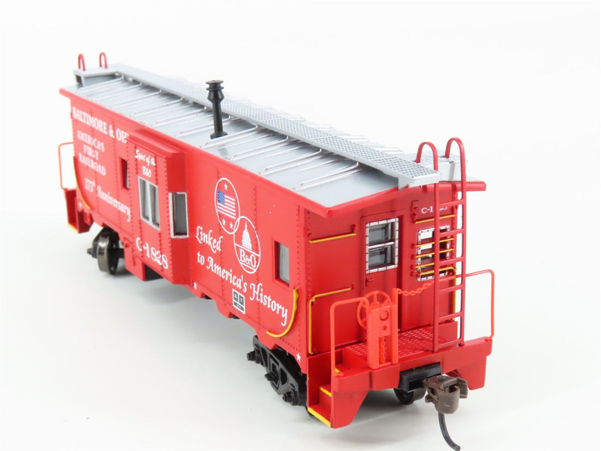 HO Scale Athearn 7461 B&amp;O Baltimore &amp; Ohio 175th Anniversary Caboose #C-1828