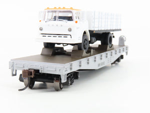 HO Athearn 92086 MW Maintenance of Way 40' Flat Car #92092 w/ Ford C Truck